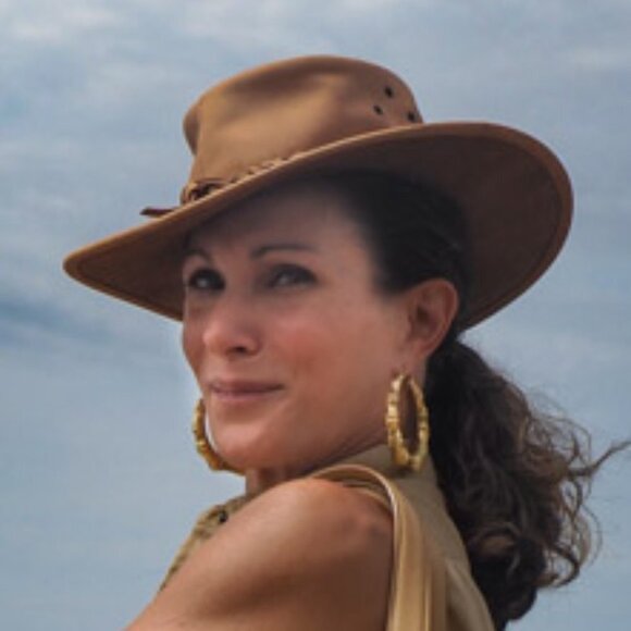 Australian Outback Suede Leather Western Hat - Picture 8 of 15